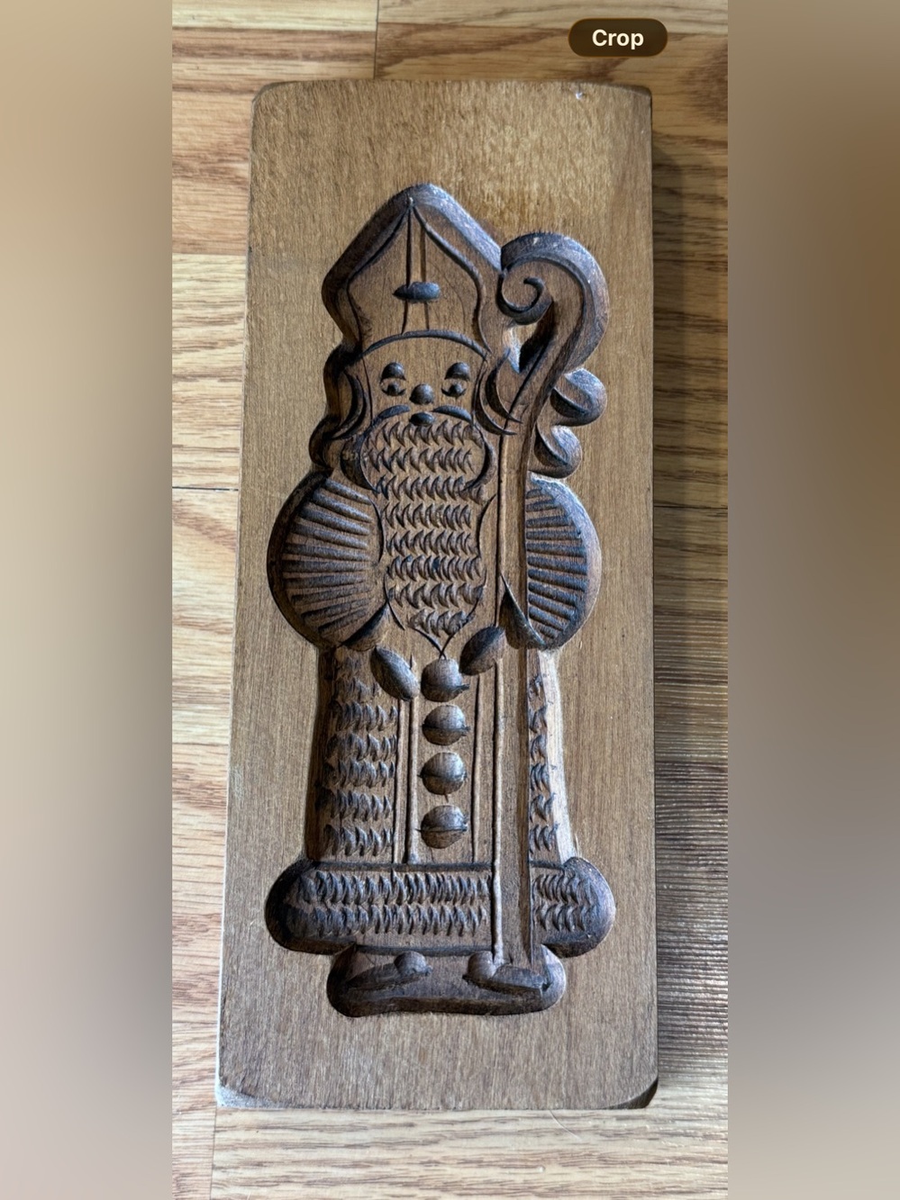 VTG Dutch Speculaas wooden
Father Christmas cookie mold